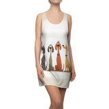Menagerie Of Mutts Women's Cut & Sew Racerback Dress (AOP)