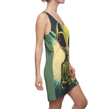 Mind Over Matter Alien Women's Cut & Sew Racerback Dress (AOP)