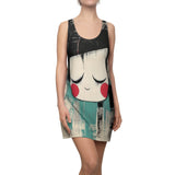 Facing Awe Women's Cut & Sew Racerback Dress (AOP)