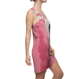 Blow Pink Blow True Dru  Women's Cut & Sew Racerback Dress (AOP)