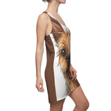 Shaggy Chic Women's Cut & Sew Racerback Dress (AOP)