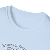 ΩThe End All Of Common Ground - DNA Connected T-Shirt — "Nothing Is Foreign" Illustrated In Gray