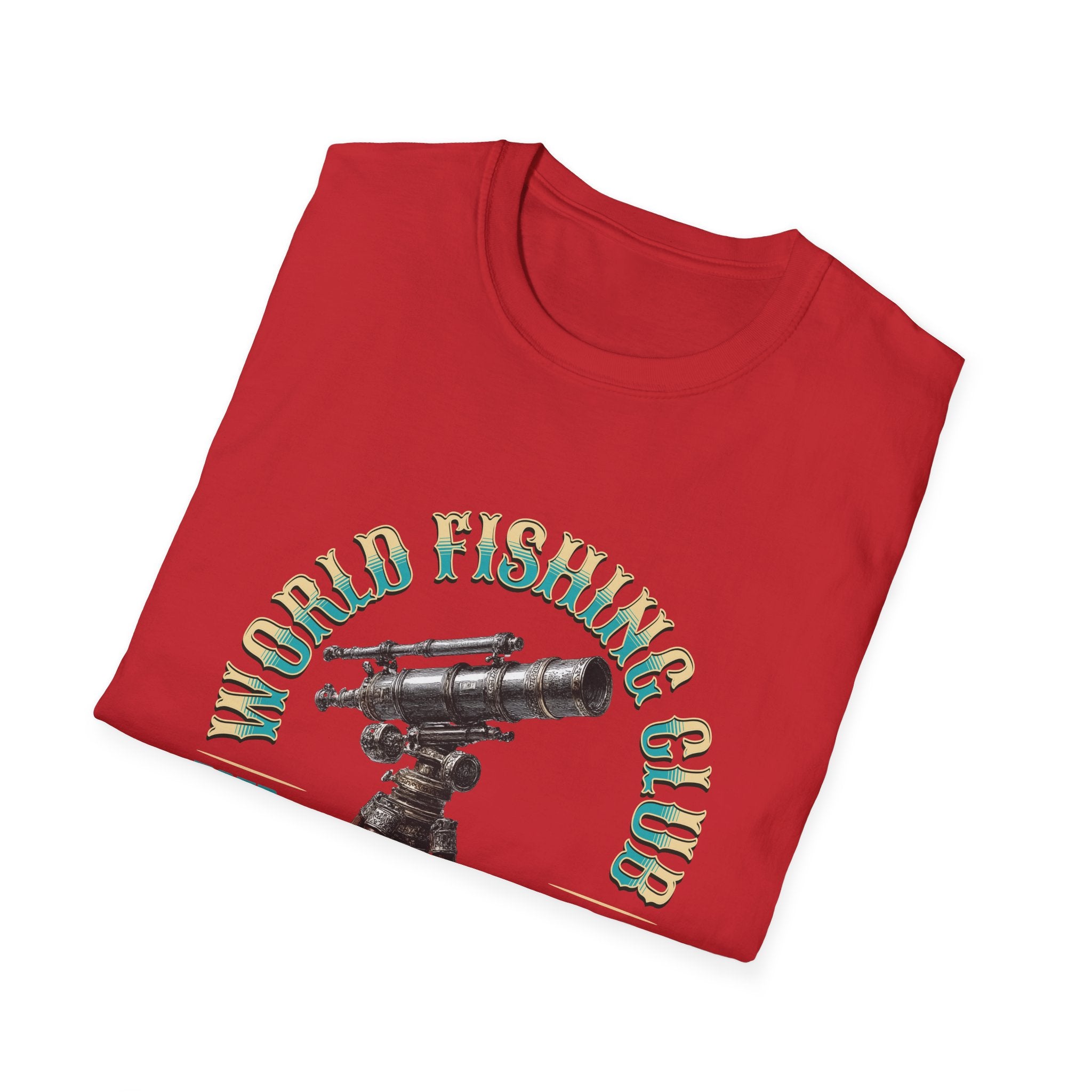 Fishing Club Graphic T-Shirt — Vintage Angler Design ("Fishing" Text)