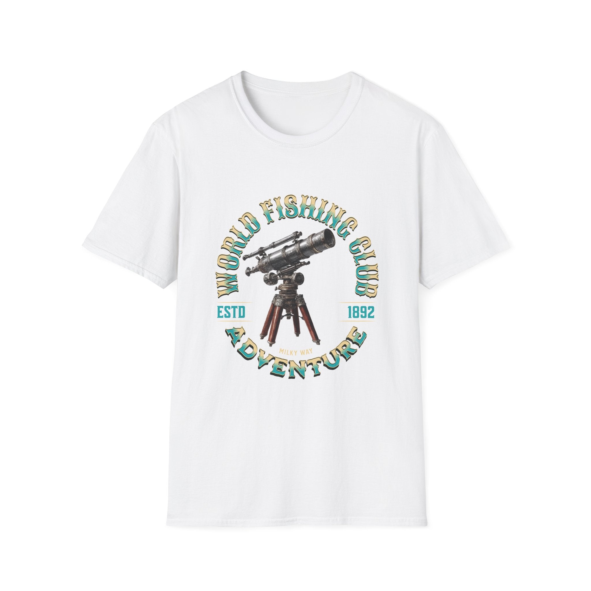 Fishing Club Graphic T-Shirt — Vintage Angler Design ("Fishing" Text)