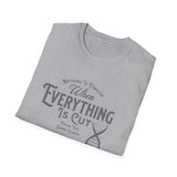 ΩThe End All Of Common Ground - DNA Connected T-Shirt — "Nothing Is Foreign" Illustrated In Gray