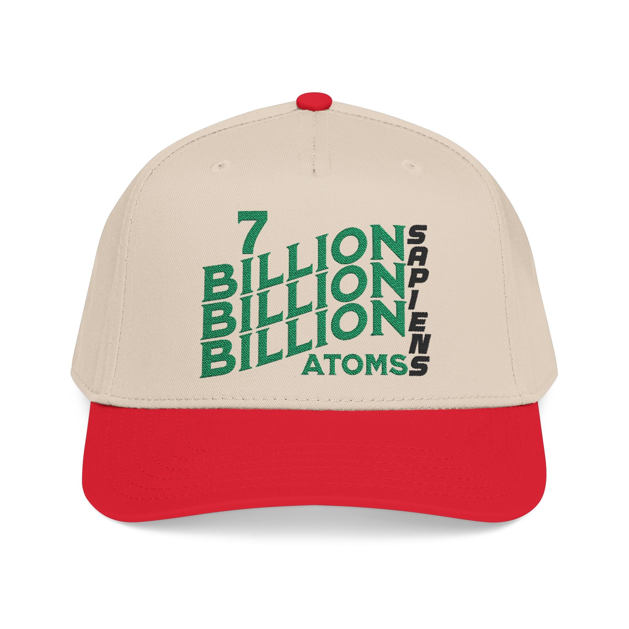 The Common Ground of "7 Billion Billion Billion Atoms" Embroidered Cap