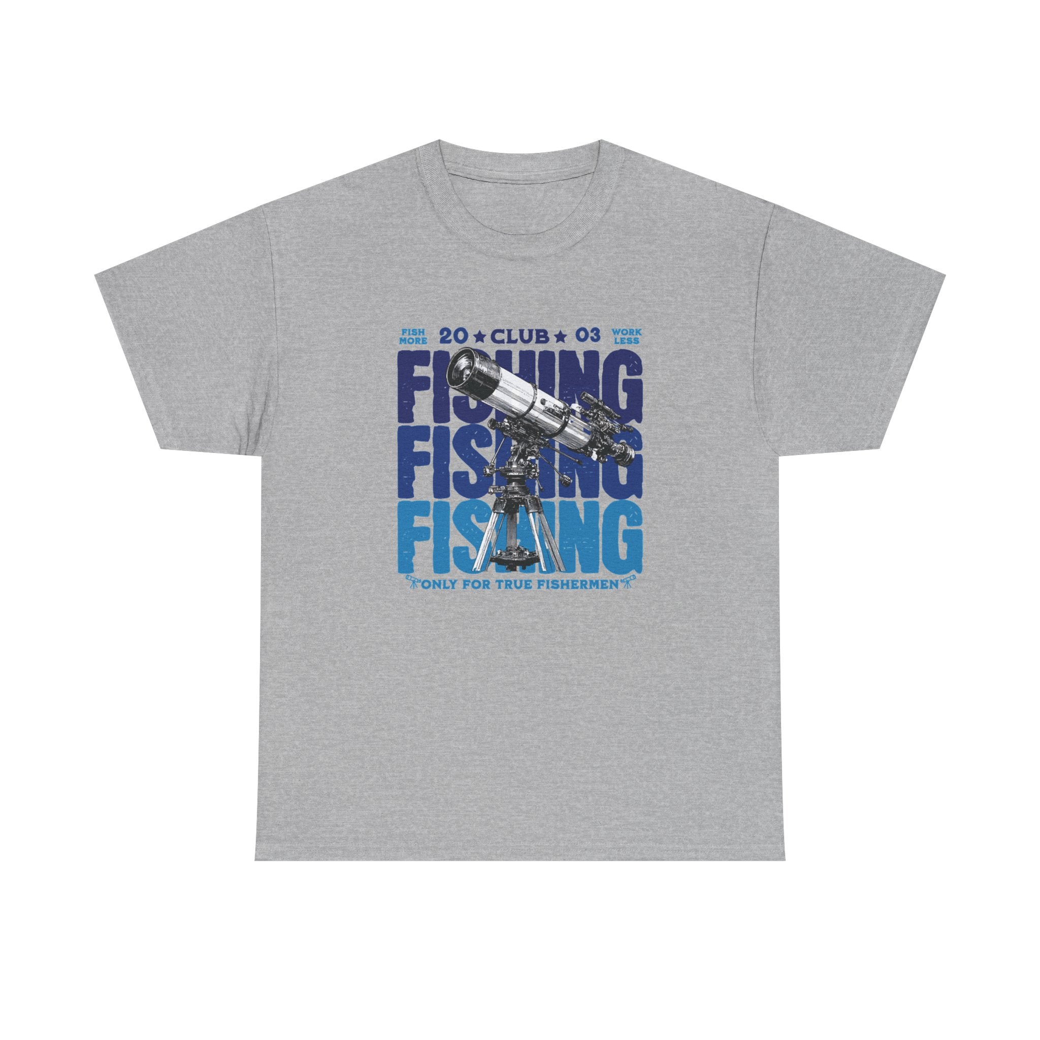 Fishing for Stars T-Shirt — Amateur Astronomer Telescope Tee