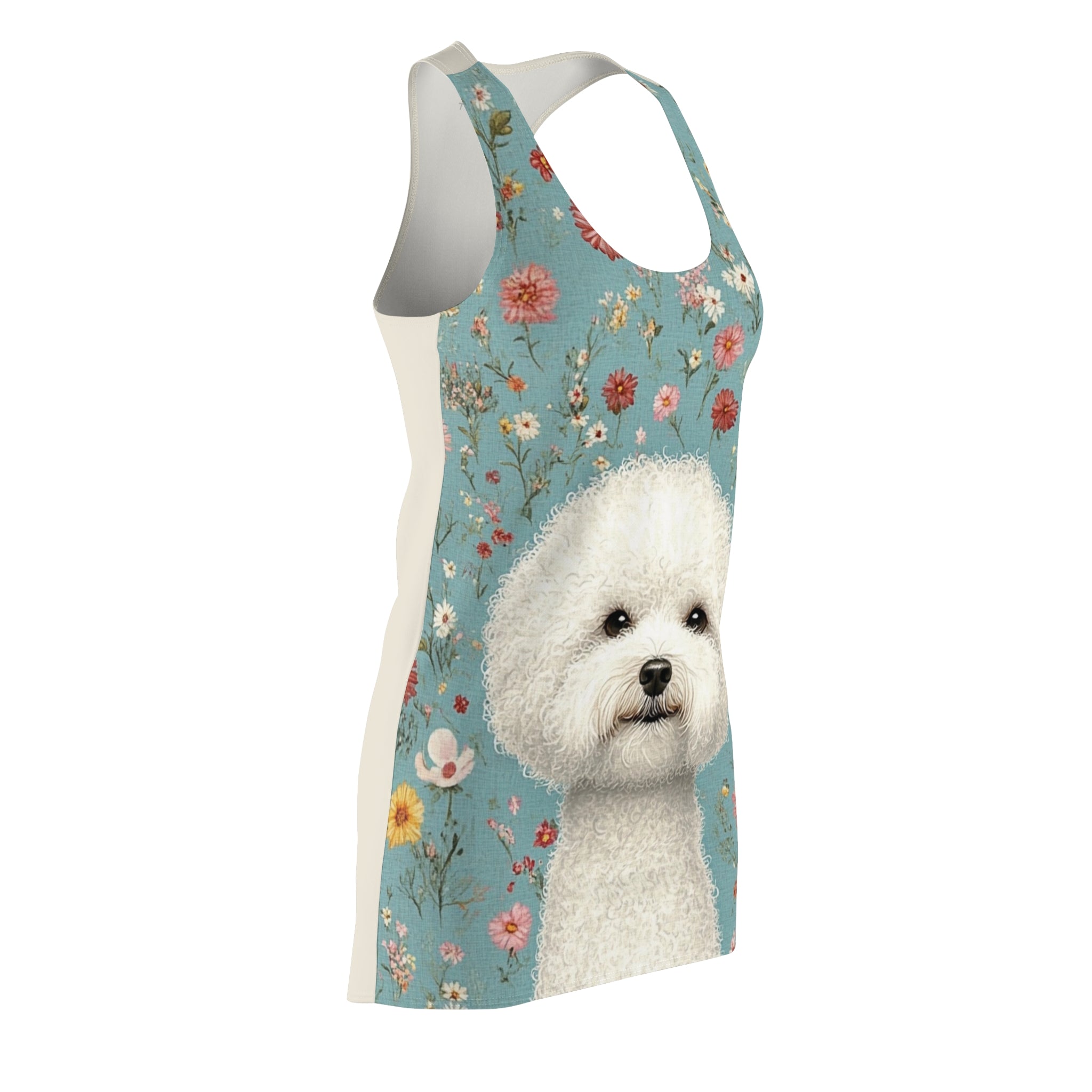 The Only Good Cloud Cover Women's Cut & Sew Racerback Dress (AOP)