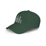 Ever Burgeoning Possibility Baseball Cap — Inspirational Vertical Text Hat