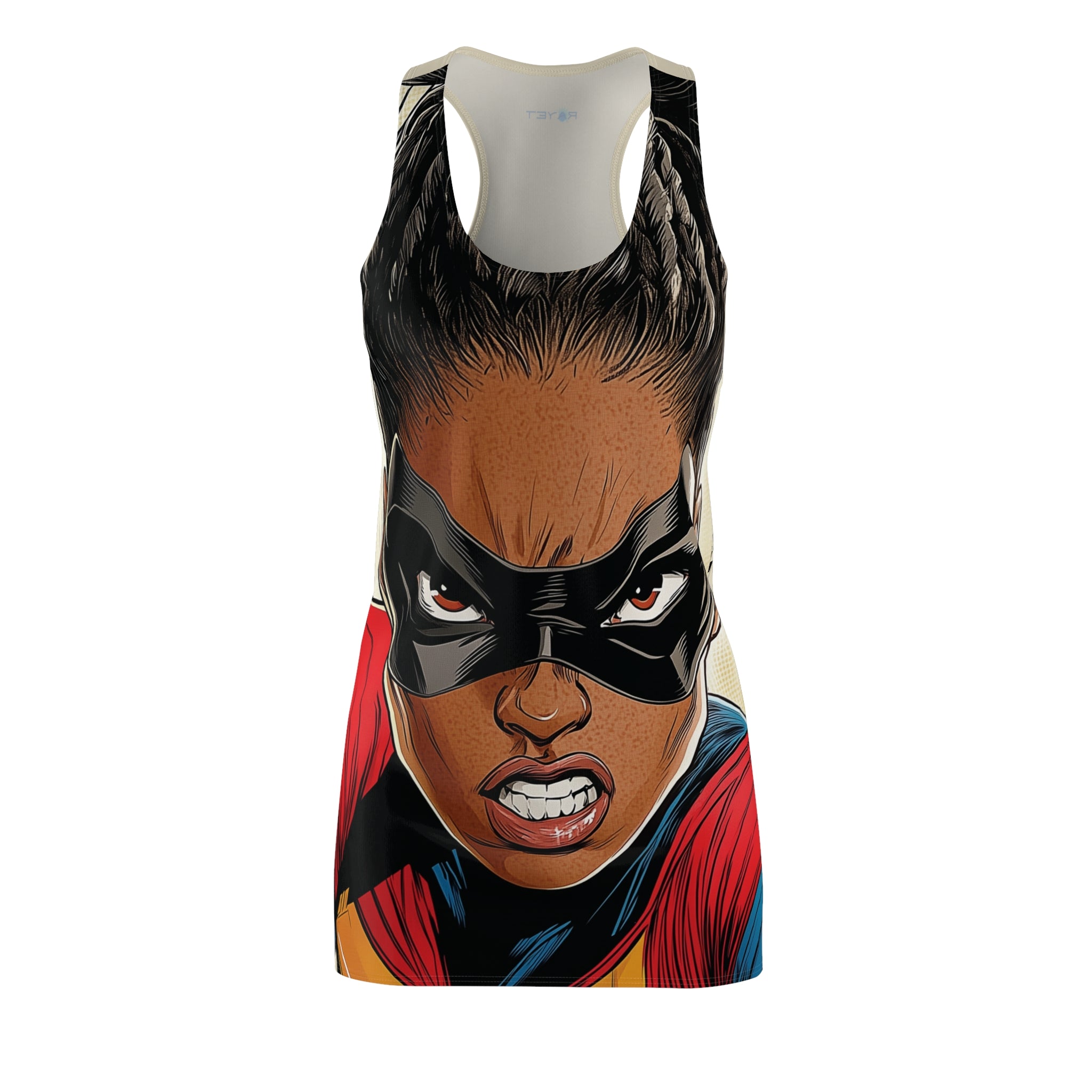 Super Dangerous Destiny Women's Cut & Sew Racerback Dress (AOP)