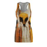 Color Coded Alien Women's Cut & Sew Racerback Dress (AOP)