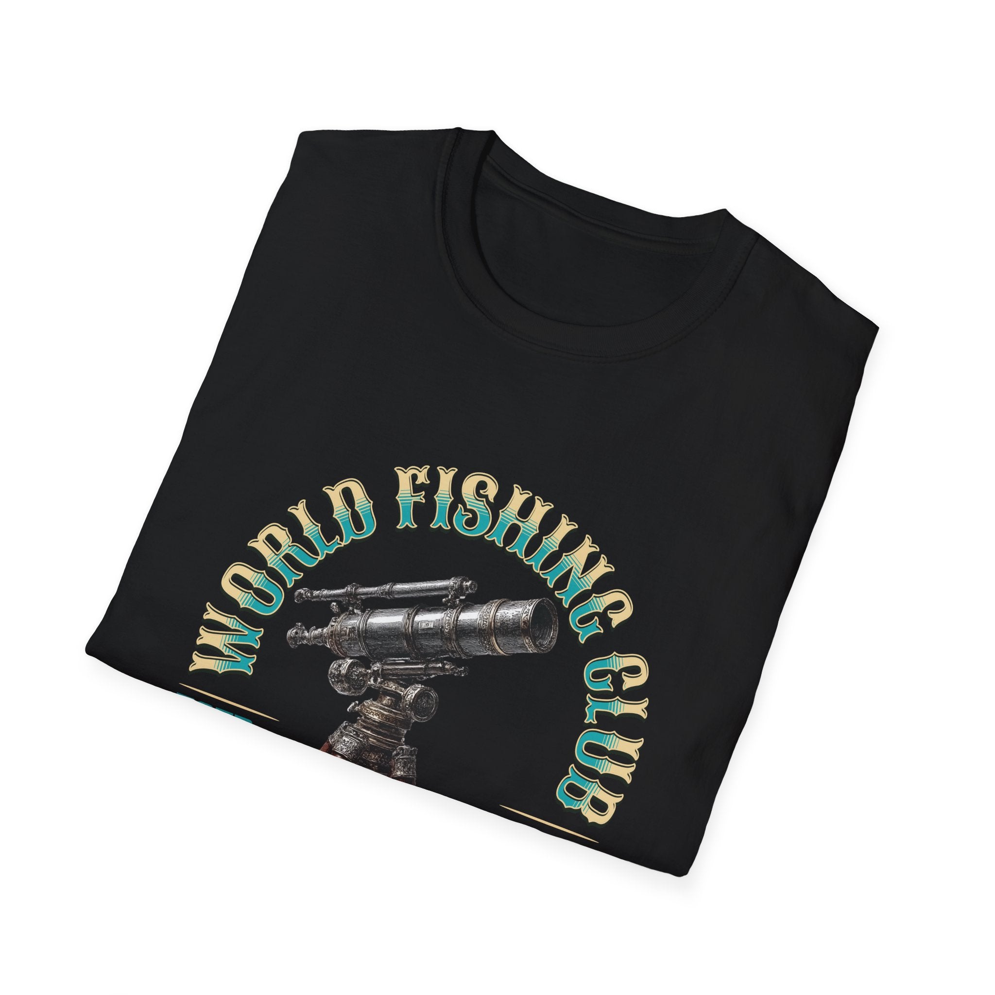 Fishing Club Graphic T-Shirt — Vintage Angler Design ("Fishing" Text)