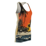 The Certainty Of A Sunset Women's Cut & Sew Racerback Dress (AOP)