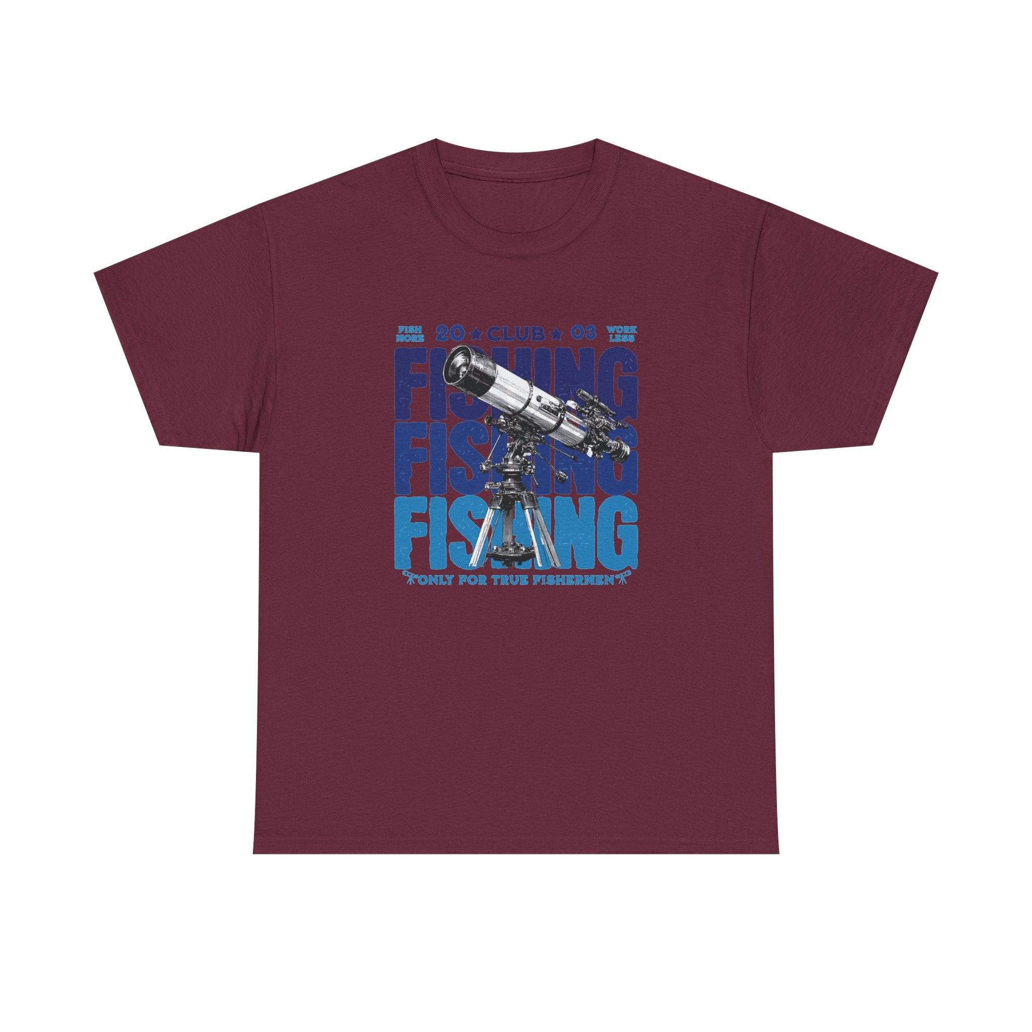 Fishing for Stars T-Shirt — Amateur Astronomer Telescope Tee