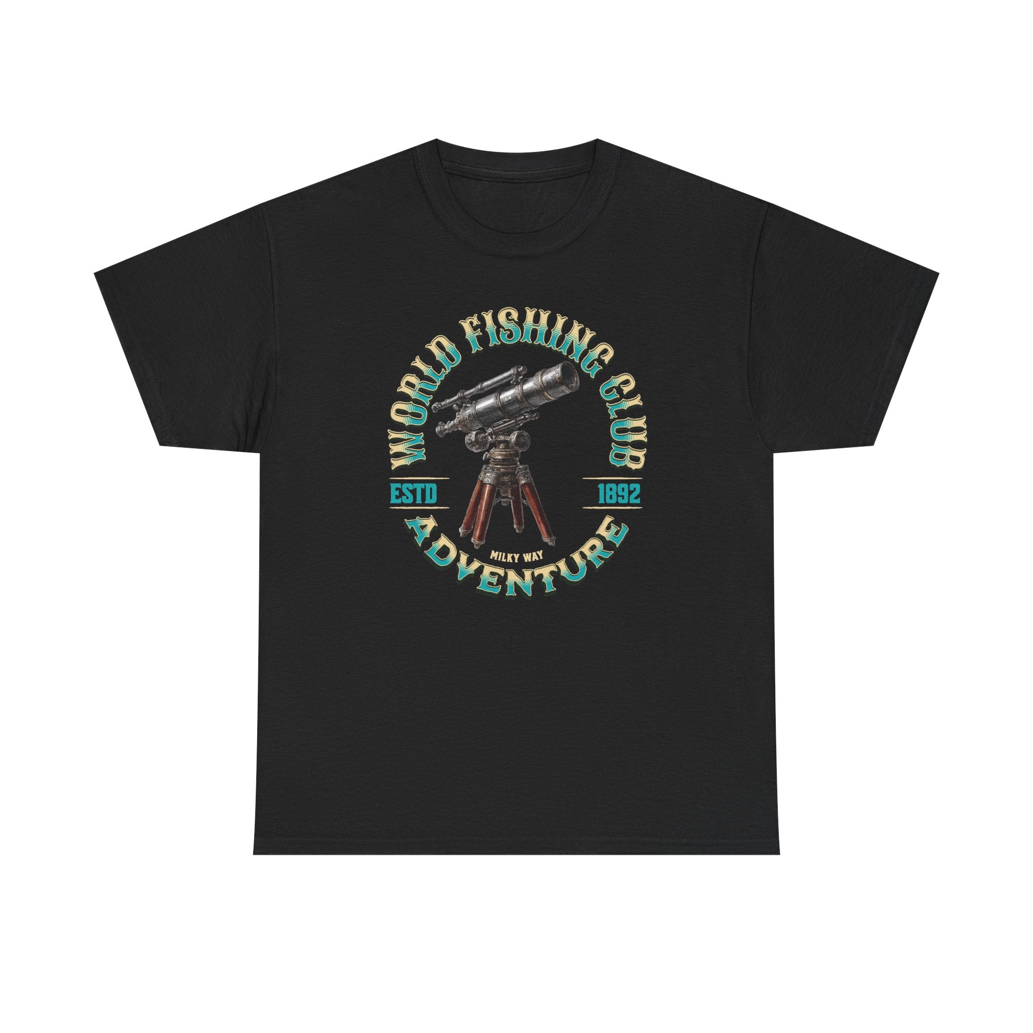 Fishing for Stars T-Shirt — Amateur Astronomer Telescope Tee