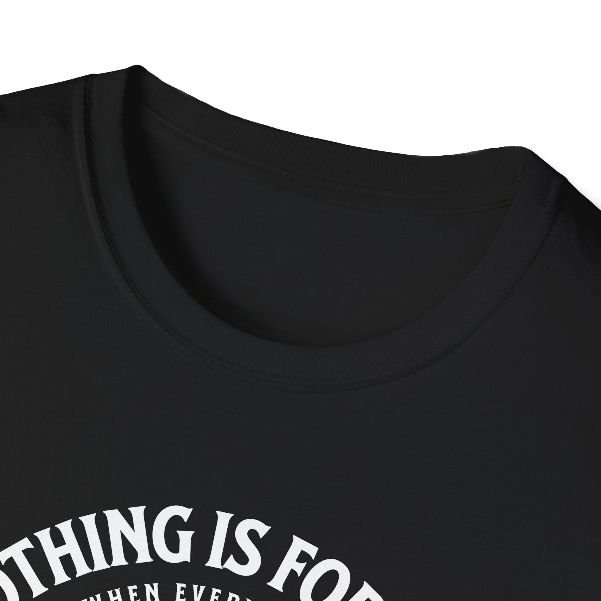 ΩThe End All Of Common Ground - DNA Connected T-Shirt — "Nothing Is Foreign" Illustrated In White