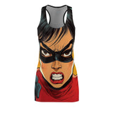 Super Meteor Myeong Women's Cut & Sew Racerback Dress (AOP)