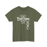 ΩThe End All Of Common Ground - DNA Connected T-Shirt — "Nothing Is Foreign" Illustrated In White