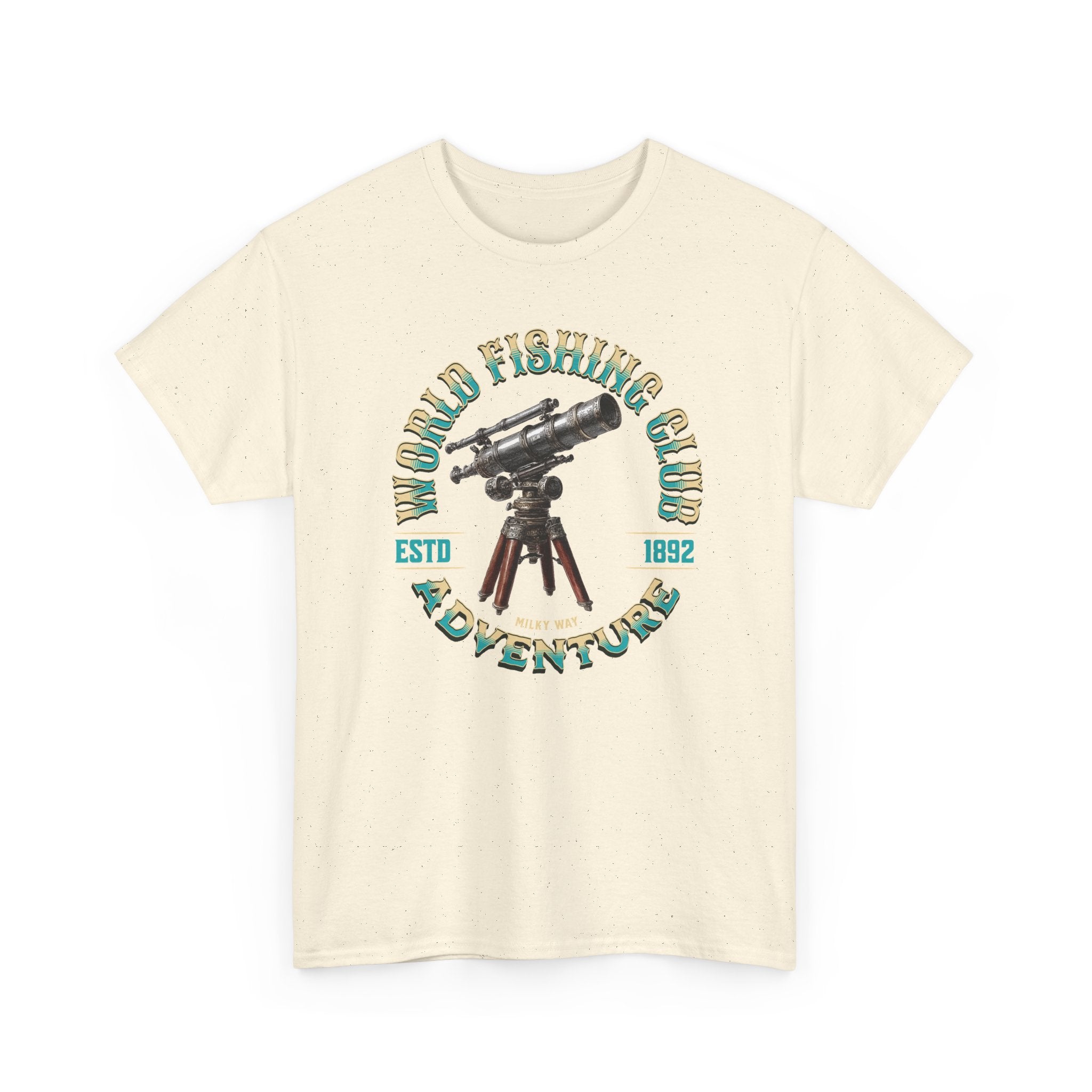 Fishing for Stars T-Shirt — Amateur Astronomer Telescope Tee