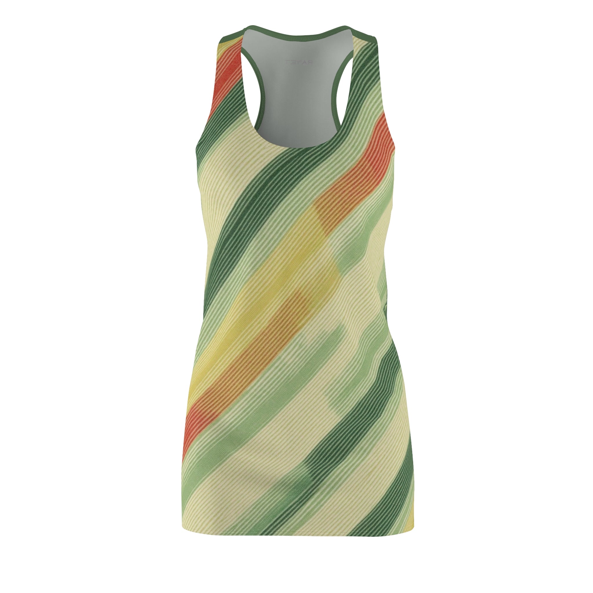 Great Green And A Splash Women's Cut & Sew Racerback Dress (AOP)