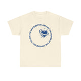 "You Are Not the Center of the Universe, But You Are The Universe" Retro Heart Graphic Tee