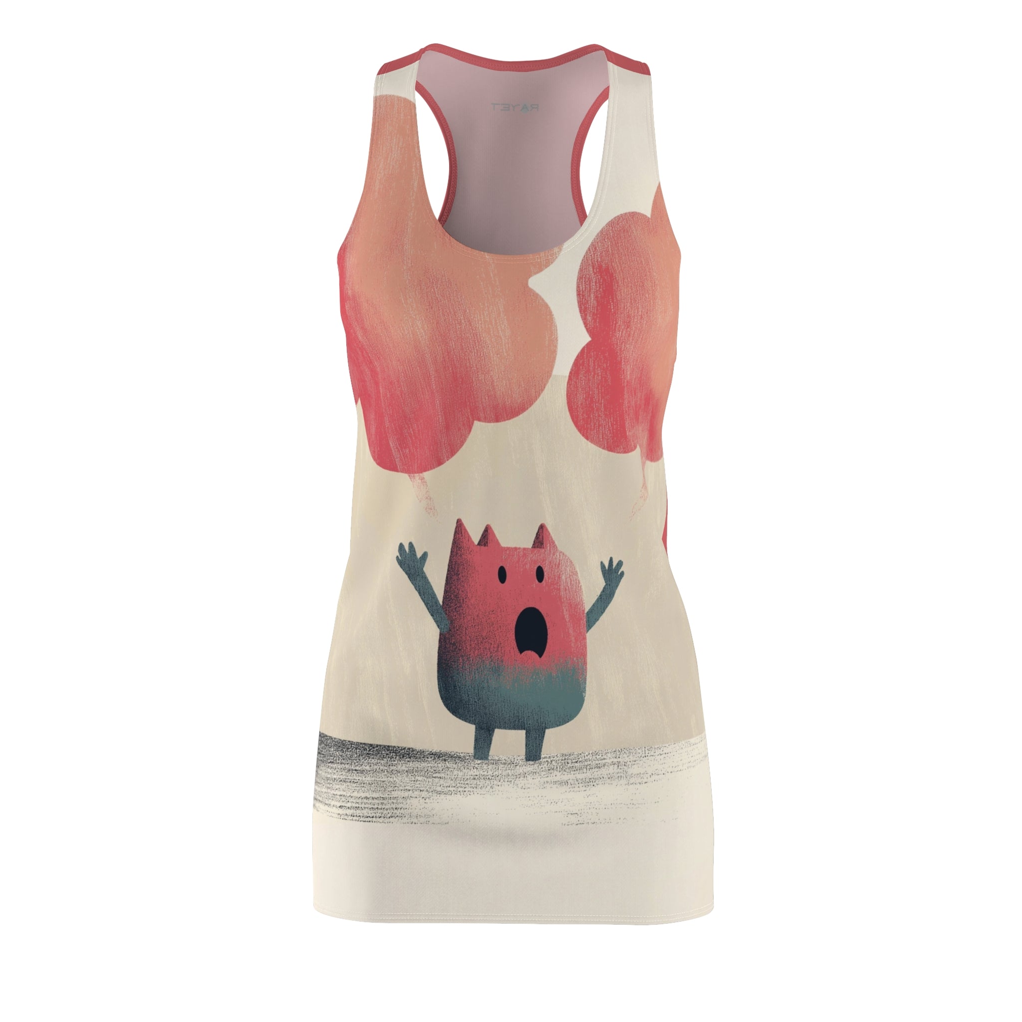 I'll Stop The Rain Dancing Danny Women's Cut & Sew Racerback Dress (AOP)