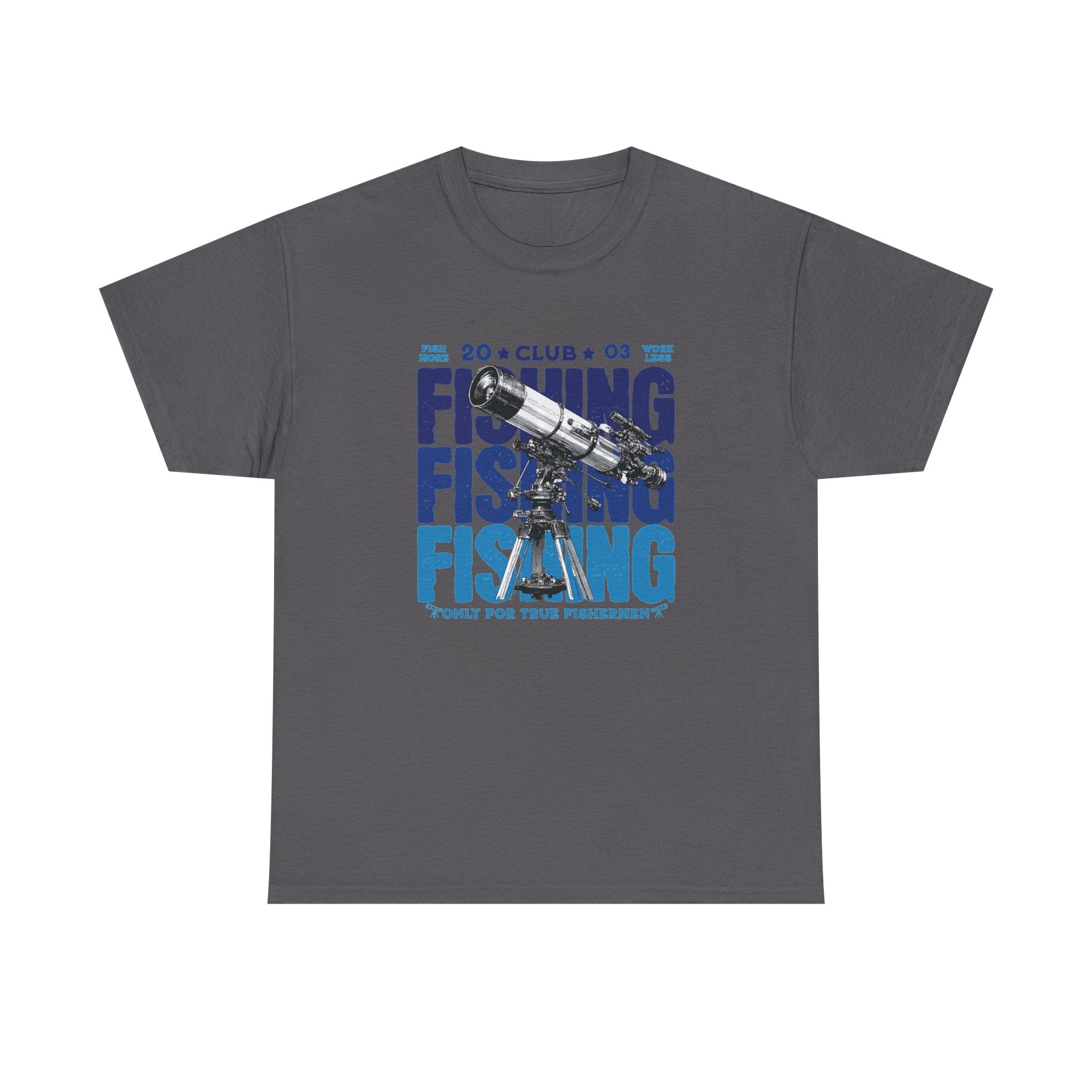 Fishing for Stars T-Shirt — Amateur Astronomer Telescope Tee