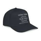 "How Then Shall We Settle Into the Fact that we are made of star stuff." Embroidered Baseball Cap