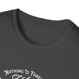 ΩThe End All Of Common Ground - DNA Connected T-Shirt — "Nothing Is Foreign" Illustrated In White