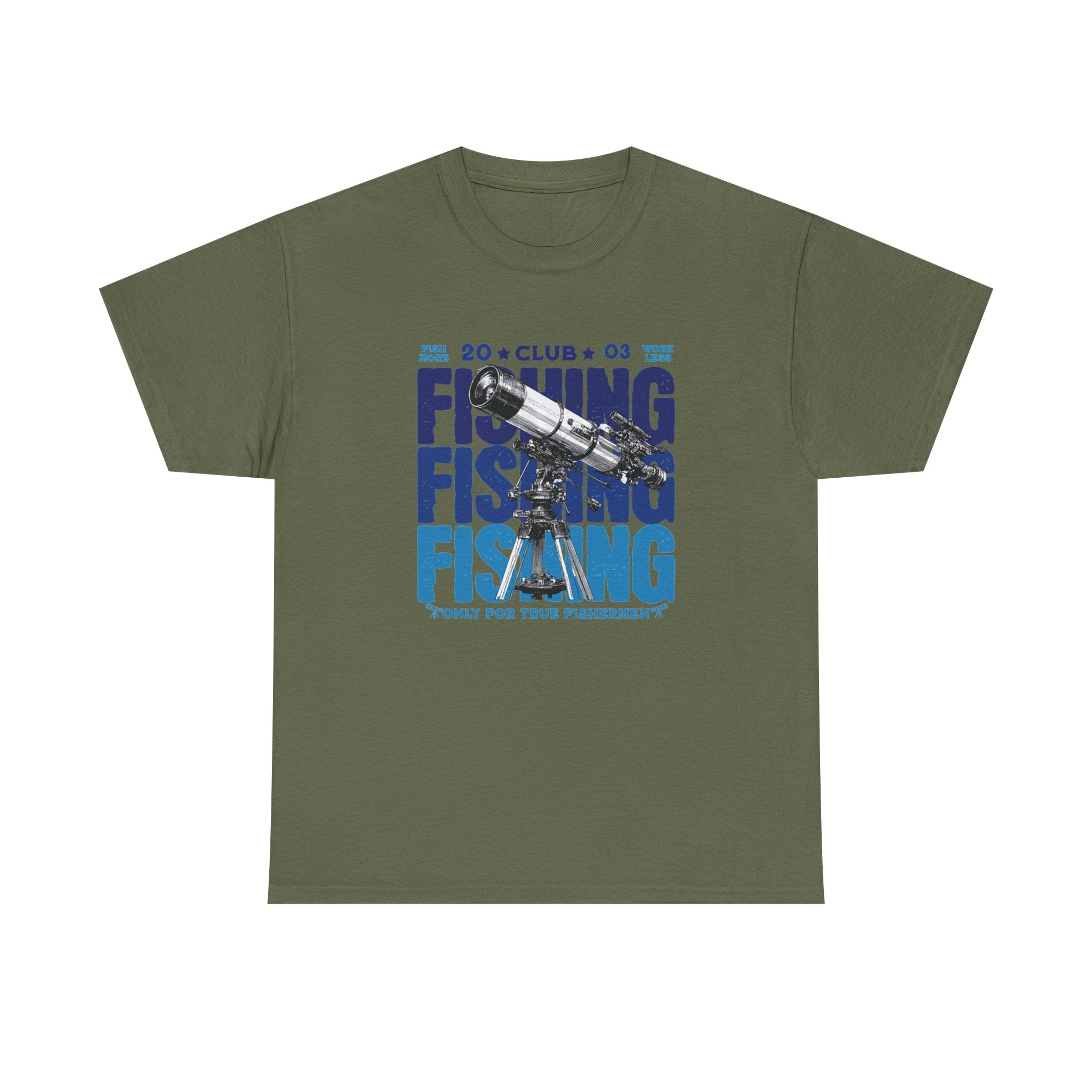 Fishing for Stars T-Shirt — Amateur Astronomer Telescope Tee