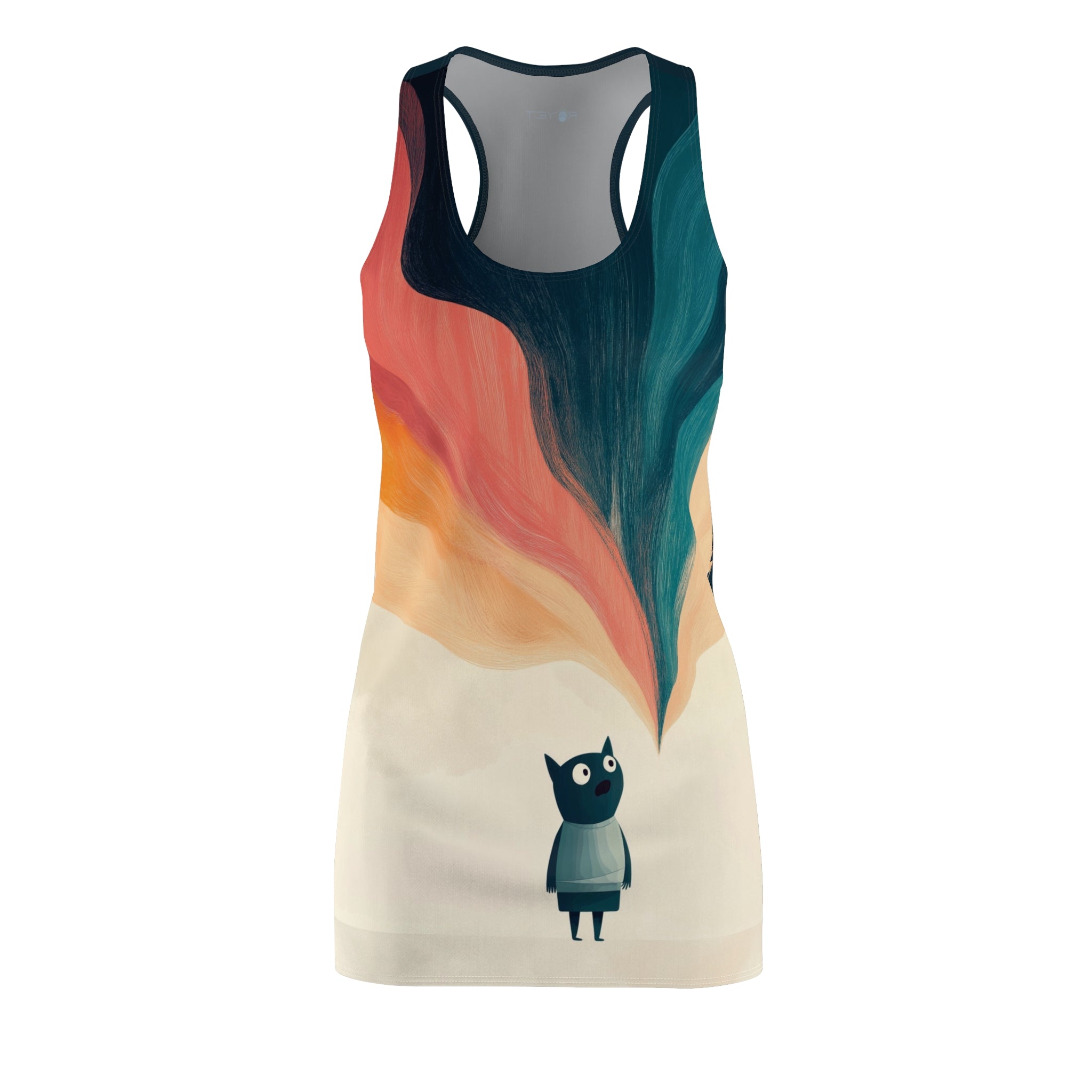 The Wonder Of Me Women's Cut & Sew Racerback Dress (AOP)
