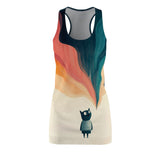 The Wonder Of Me Women's Cut & Sew Racerback Dress (AOP)