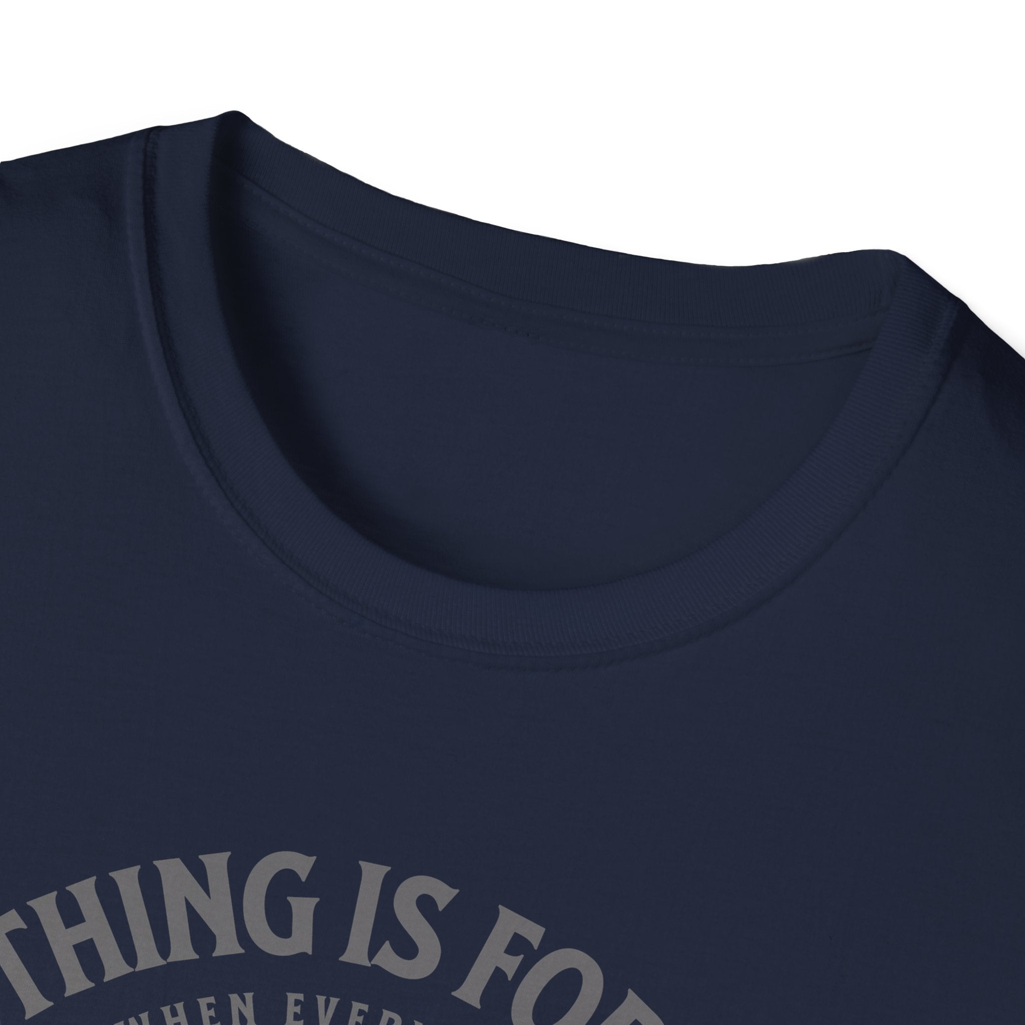 ΩThe End All Of Common Ground - DNA Connected T-Shirt — "Nothing Is Foreign" Illustrated In Gray