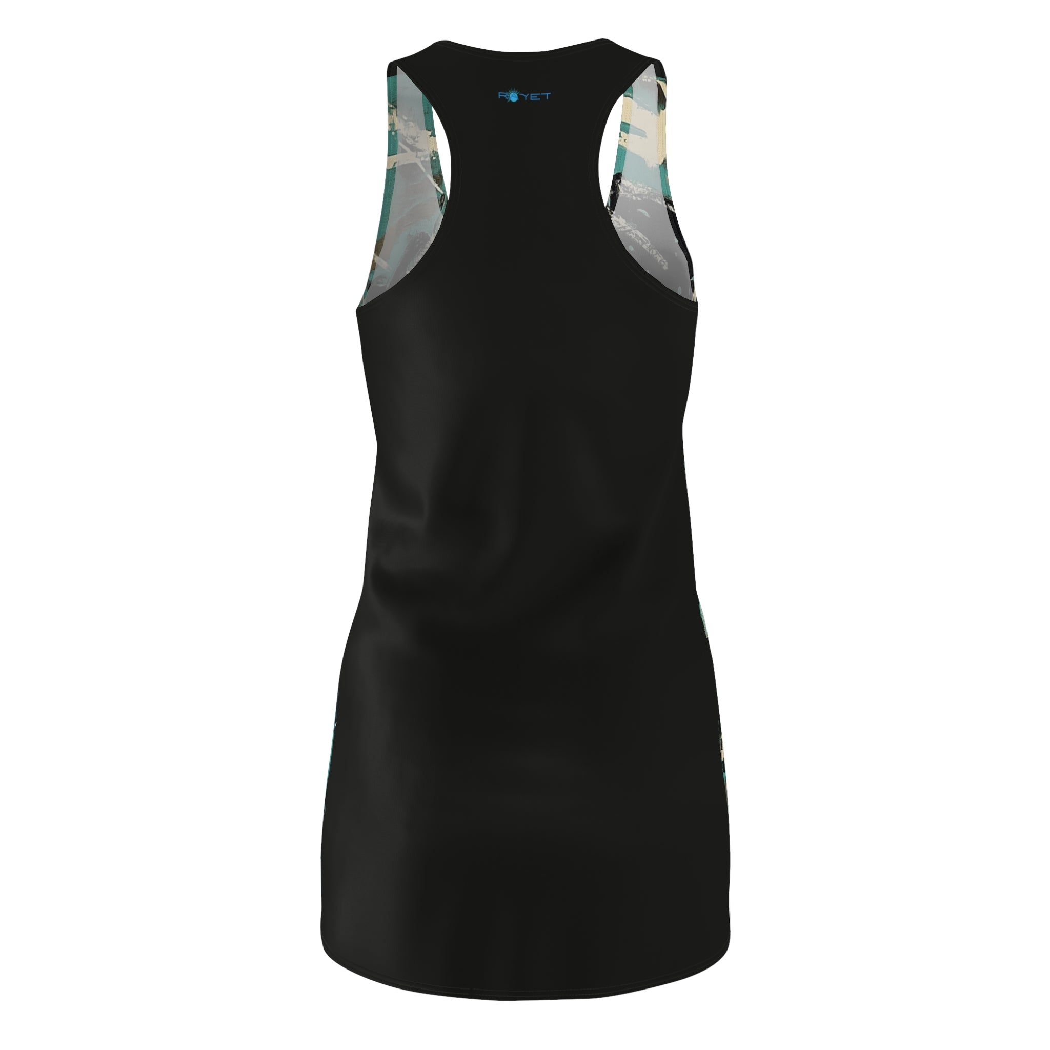Facing Calmness Women's Cut & Sew Racerback Dress (AOP)