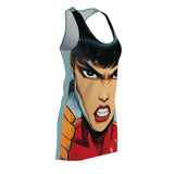 Super Righteous Rai Women's Cut & Sew Racerback Dress (AOP)