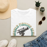 Fishing Club Graphic T-Shirt — Vintage Angler Design ("Fishing" Text)