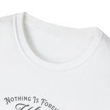 ΩThe End All Of Common Ground - DNA Connected T-Shirt — "Nothing Is Foreign" Illustrated In Gray