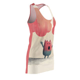 I'll Stop The Rain Dancing Danny Women's Cut & Sew Racerback Dress (AOP)