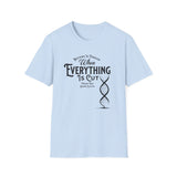 ΩThe End All Of Common Ground - DNA Connected T-Shirt — "Nothing Is Foreign" Illustrated In Black