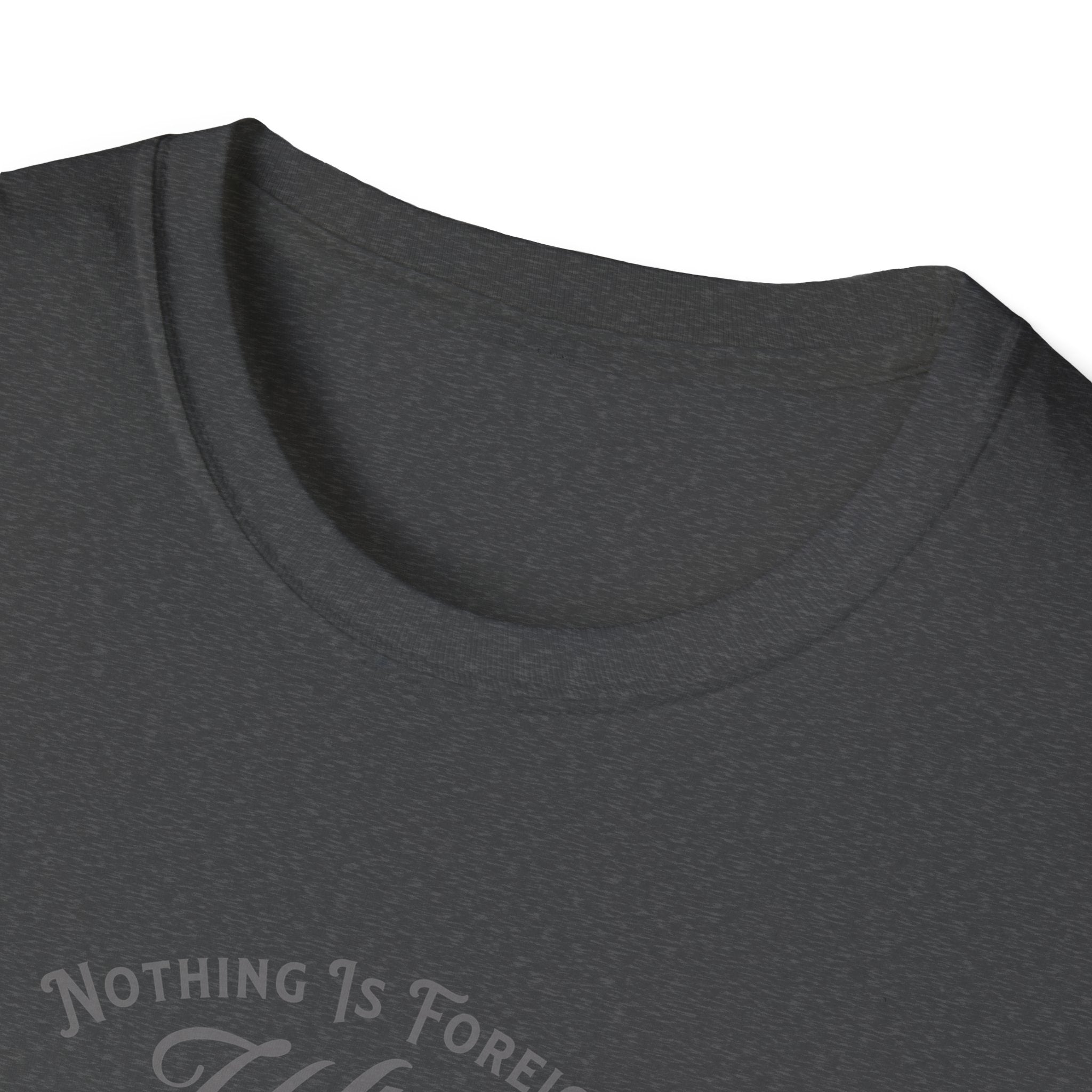ΩThe End All Of Common Ground - DNA Connected T-Shirt — "Nothing Is Foreign" Illustrated In Gray