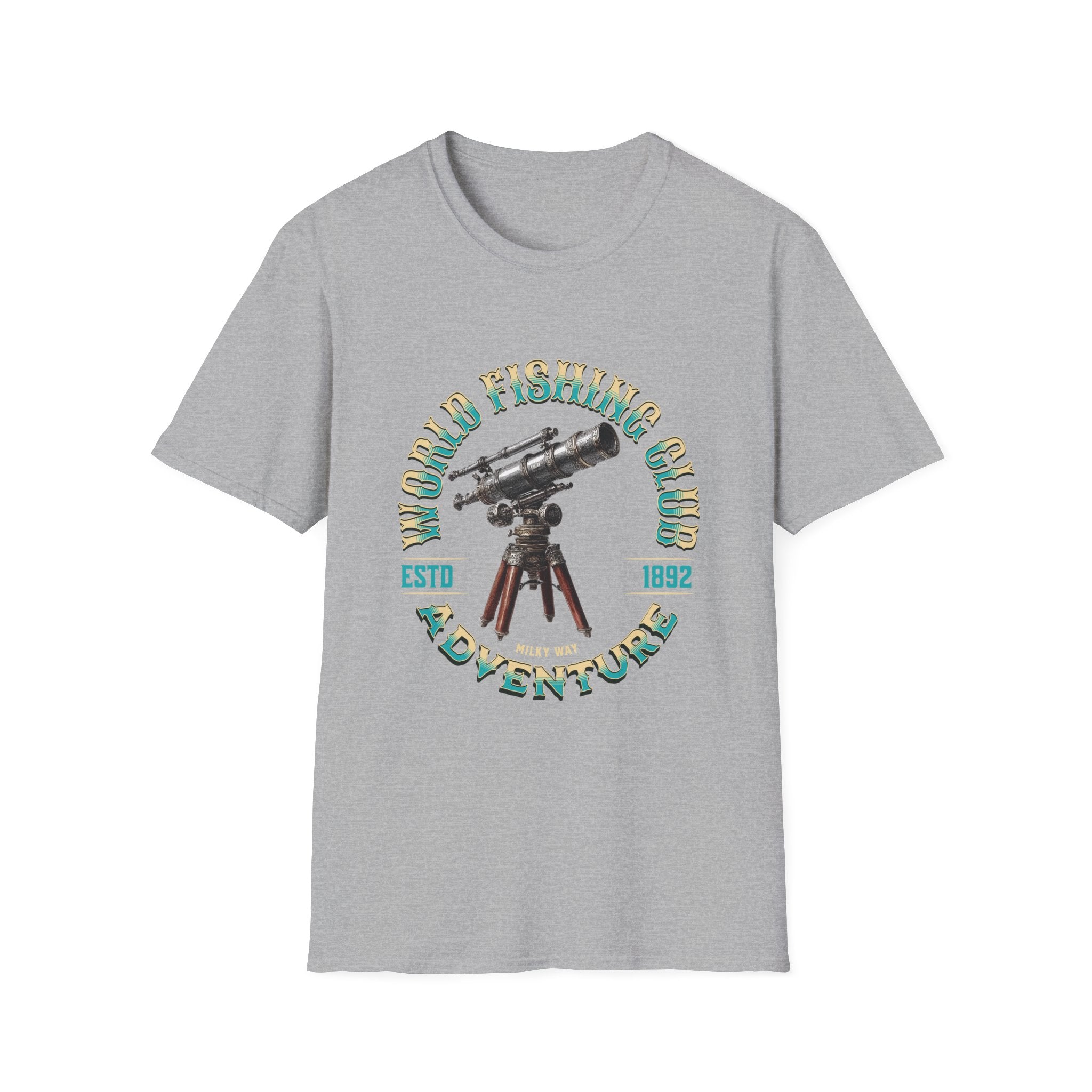 Fishing Club Graphic T-Shirt — Vintage Angler Design ("Fishing" Text)