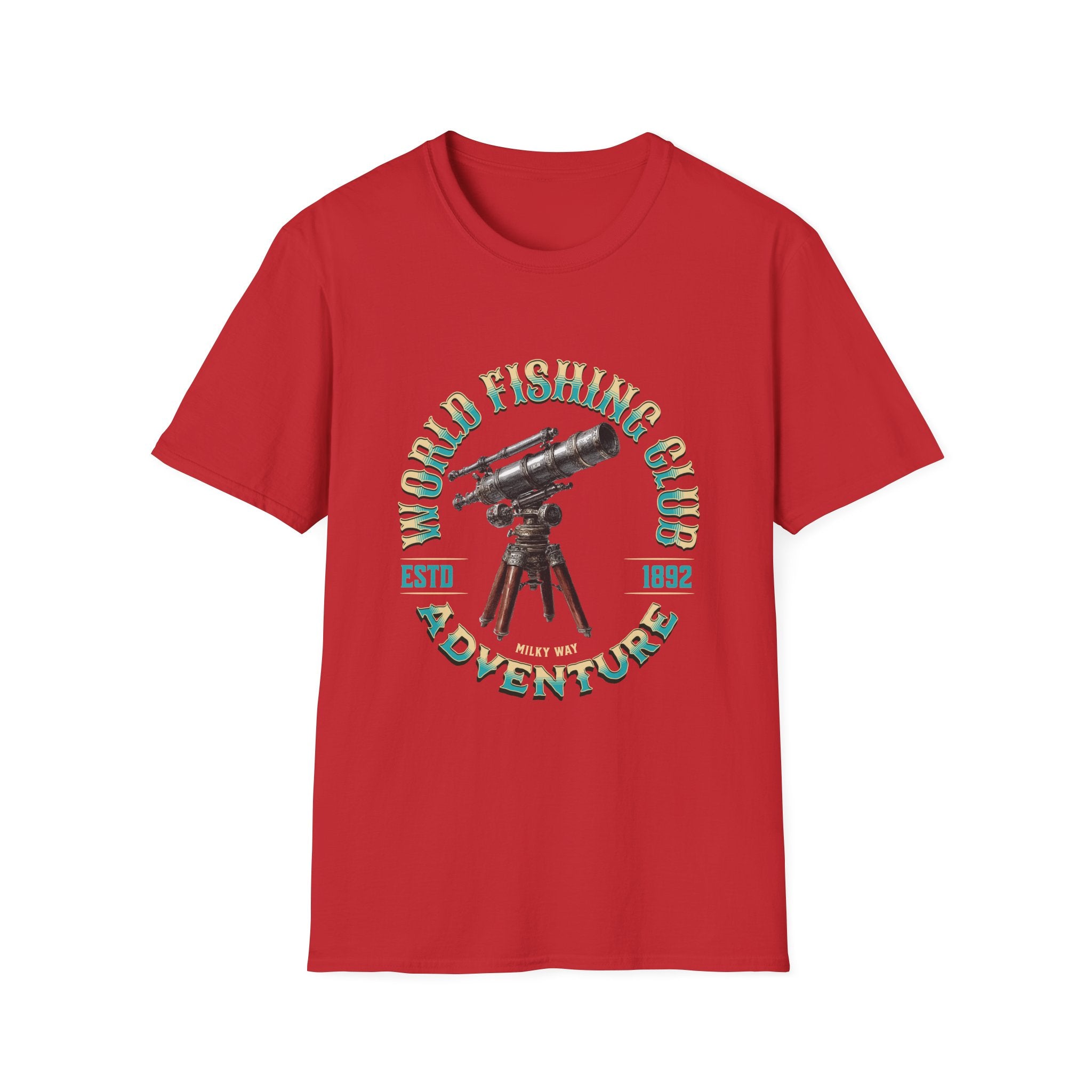 Fishing Club Graphic T-Shirt — Vintage Angler Design ("Fishing" Text)