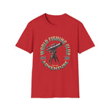 Fishing Club Graphic T-Shirt — Vintage Angler Design ("Fishing" Text)