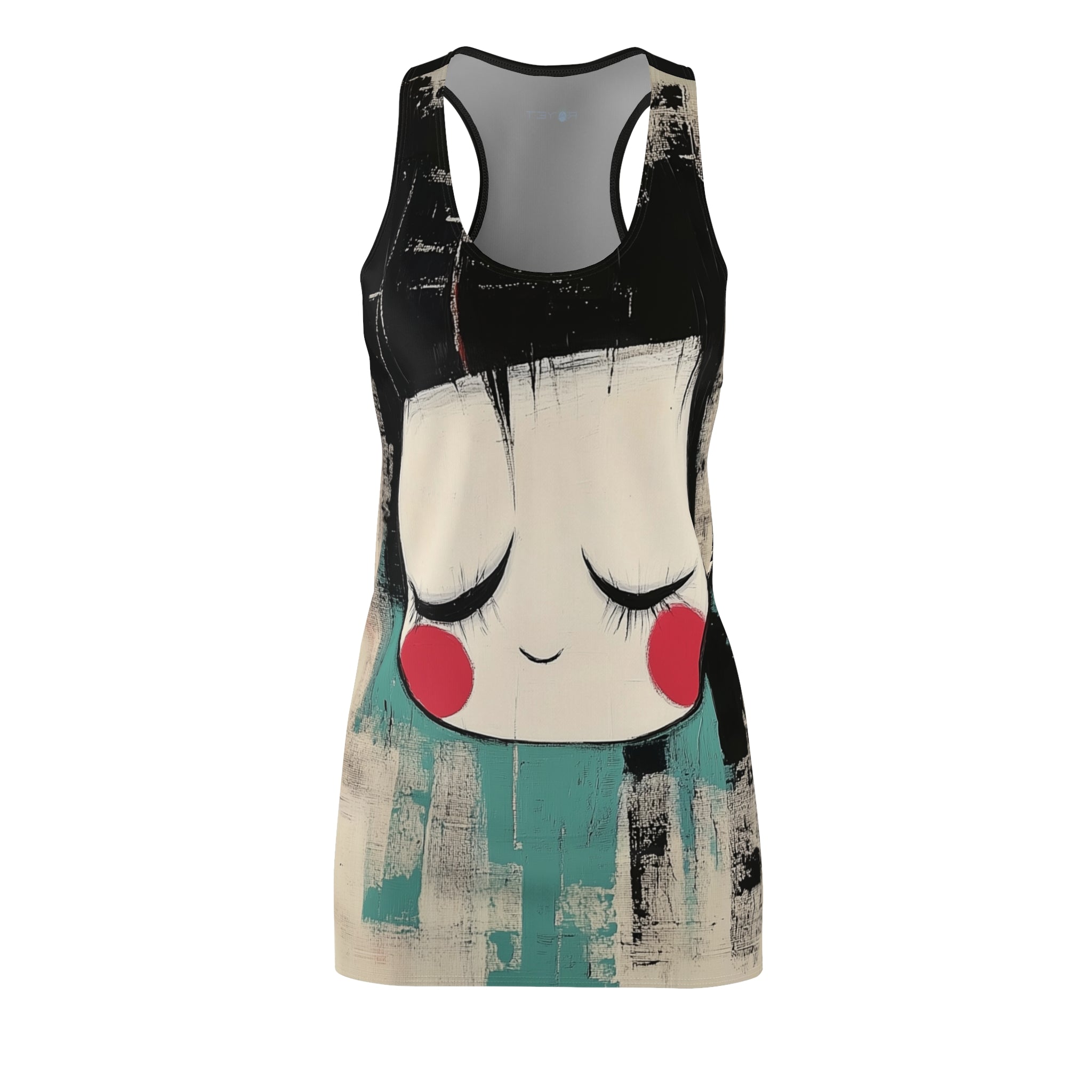 Facing Awe Women's Cut & Sew Racerback Dress (AOP)