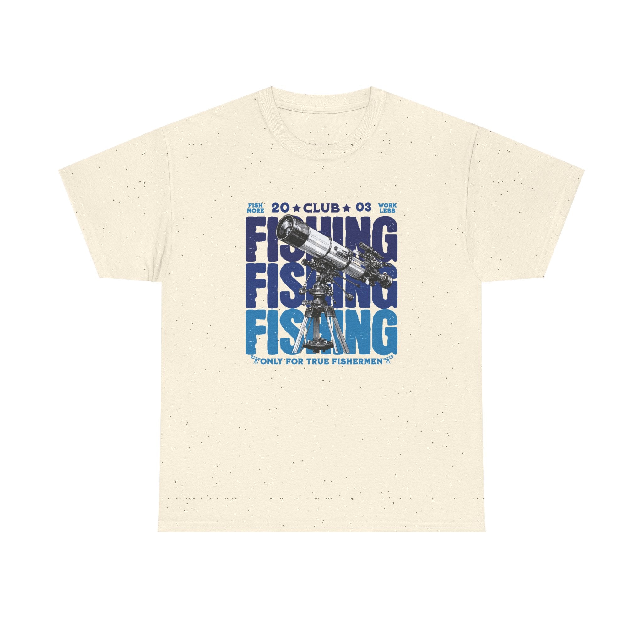 Fishing for Stars T-Shirt — Amateur Astronomer Telescope Tee