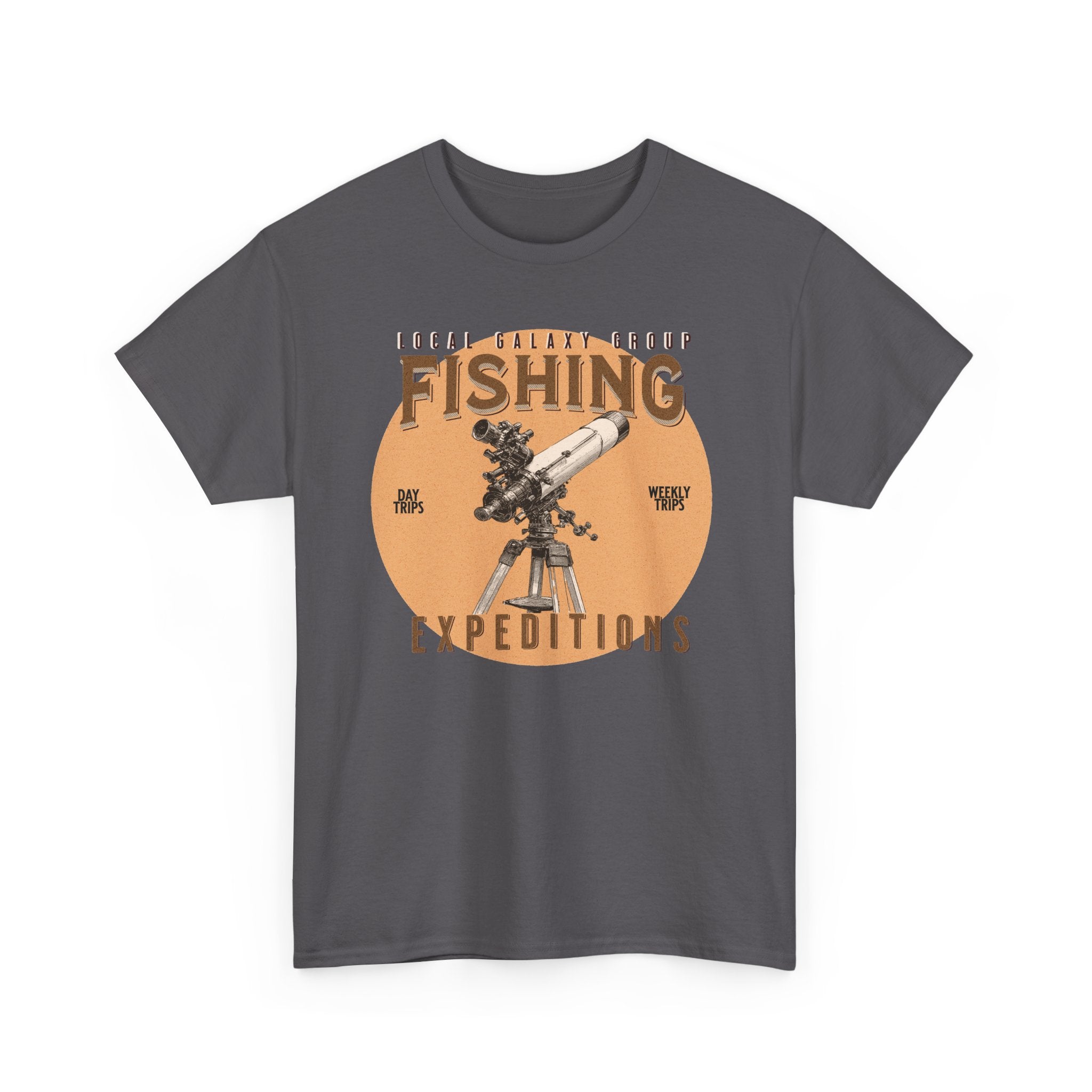 Fishing for Stars T-Shirt — Amateur Astronomer Telescope Tee