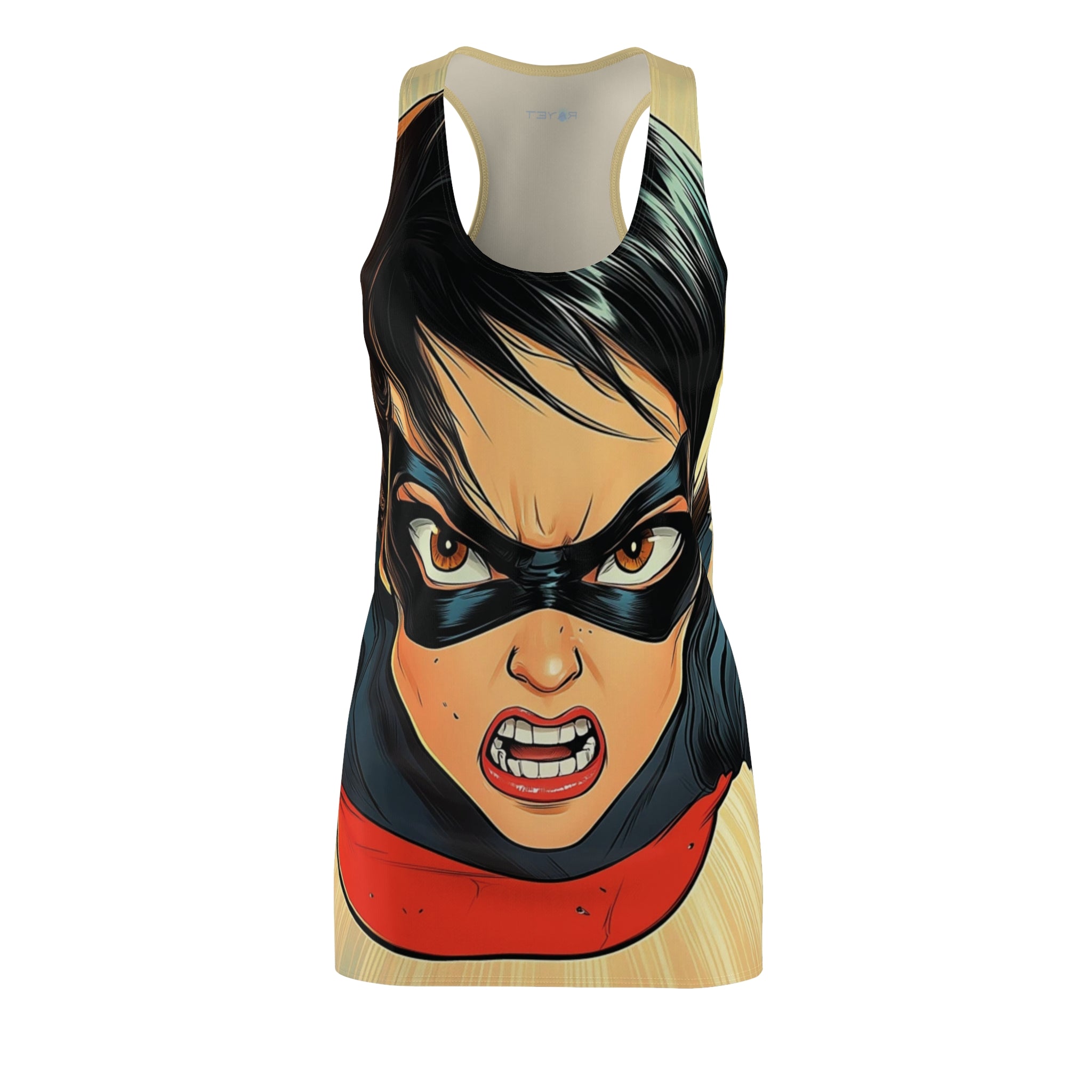 Super Sar Storm Women's Cut & Sew Racerback Dress (AOP)