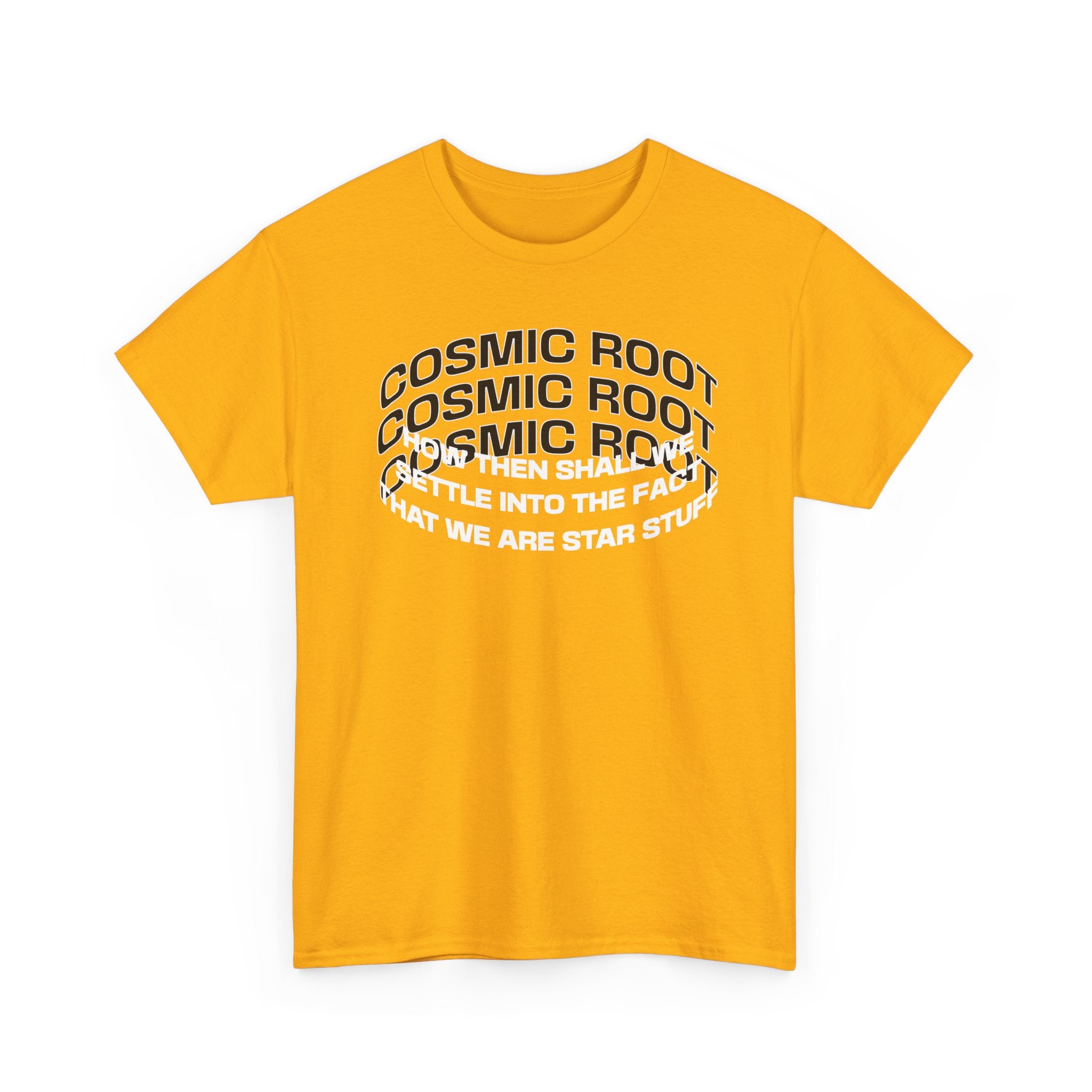 Star Stuff T-Shirt — "How then shall we settle into the fact that we are star stuff" Cosmic Astronomy Tee