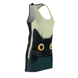 Come On Over To My Place Women's Cut & Sew Racerback Dress (AOP)