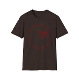 "You Are Not the Center of the Universe, But You Are The Universe" Retro Heart Graphic Tee